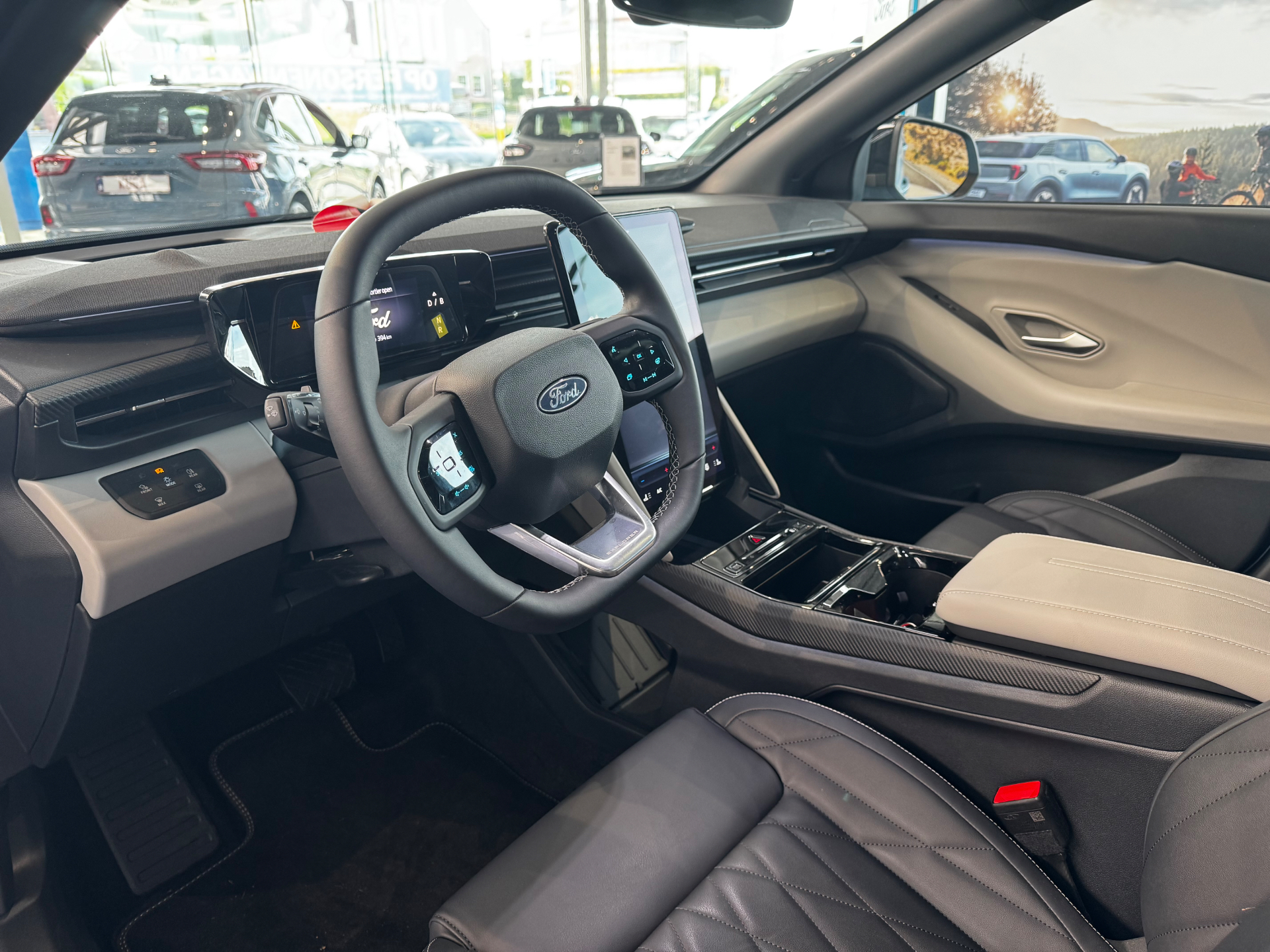 Ford Explorer EV Premium 77kWh Ext Range RWD  Artic Blue / B&O / Warmtepomp / 21″ Alu / Driver Ass Pack / Pano Dak